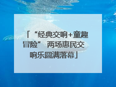 “经典交响+童趣冒险” 两场惠民交响乐圆满落幕