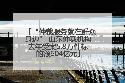 “仲裁服务就在群众身边” 山东仲裁机构去年受案5.8万件标的额604亿元
