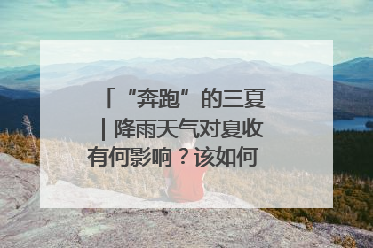 “奔跑”的三夏｜降雨天气对夏收有何影响？该如何防范？一文了解