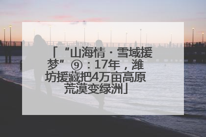 “山海情・雪域援梦”⑨：17年，潍坊援藏把4万亩高原荒漠变绿洲