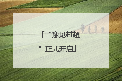 “豫见村超”正式开启