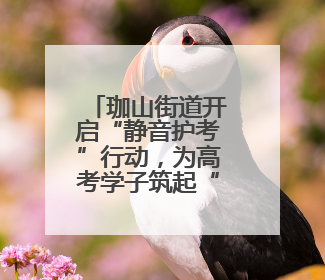 珈山街道开启“静音护考”行动，为高考学子筑起“静音通道”