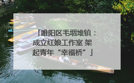 睢阳区毛堌堆镇：成立红娘工作室 架起青年“幸福桥”