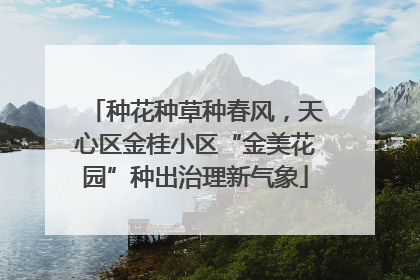 种花种草种春风，天心区金桂小区“金美花园”种出治理新气象
