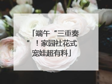 端午“三重奏”！家园社花式宠娃超有料