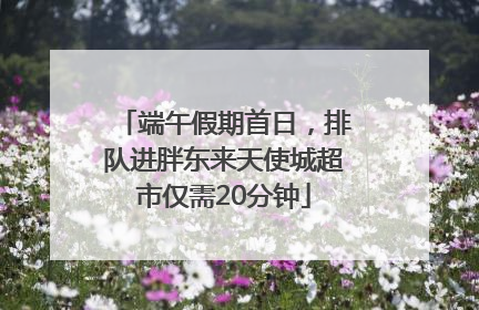 端午假期首日，排队进胖东来天使城超市仅需20分钟