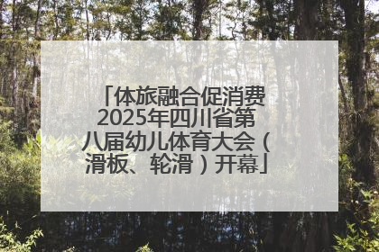 体旅融合促消费 2025年四川省第八届幼儿体育大会（滑板、轮滑）开幕