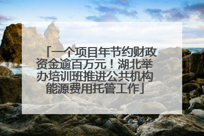 一个项目年节约财政资金逾百万元！湖北举办培训班推进公共机构能源费用托管工作