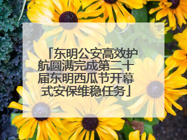 东明公安高效护航圆满完成第二十届东明西瓜节开幕式安保维稳任务
