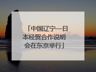 中国辽宁—日本经贸合作说明会在东京举行