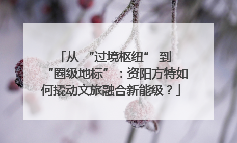 从 “过境枢纽” 到 “圈级地标”：资阳方特如何撬动文旅融合新能级？