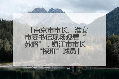 南京市市长、淮安市委书记现场观看“苏超”，镇江市市长“探班”球员