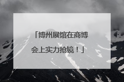 博州展馆在商博会上实力抢镜！