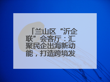 兰山区“沂企联”会客厅：汇聚民企出海新动能，打造跨境发展“强磁场”