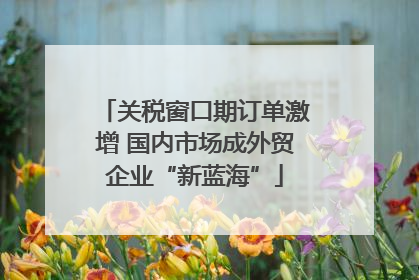 关税窗口期订单激增 国内市场成外贸企业“新蓝海”