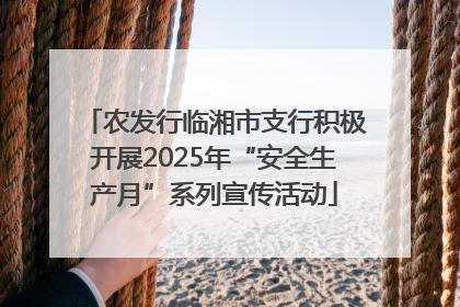 农发行临湘市支行积极开展2025年“安全生产月”系列宣传活动