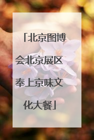 北京图博会北京展区奉上京味文化大餐