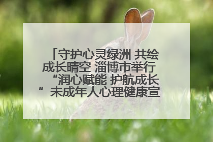 守护心灵绿洲 共绘成长晴空 淄博市举行“润心赋能 护航成长”未成年人心理健康宣传教育主题活动