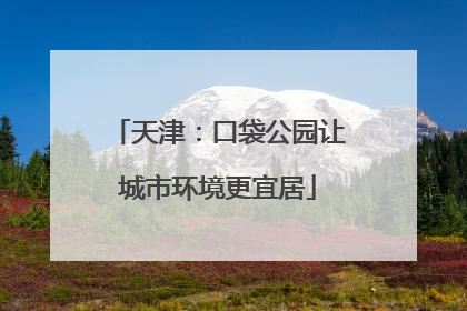 天津：口袋公园让城市环境更宜居
