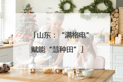 山东：“满格电”赋能“慧种田”