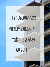 广东精品荔枝甜蜜抵达！“豫”见就别错过