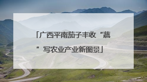 广西平南茄子丰收“蔬”写农业产业新图景
