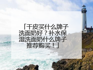 干皮买什么牌子洗面奶好？补水保湿洗面奶什么牌子推荐购买！