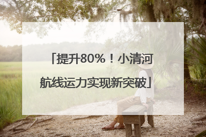 提升80％！小清河航线运力实现新突破