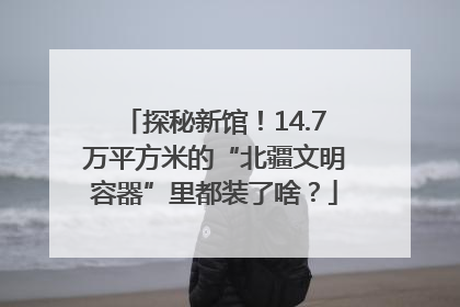 探秘新馆！14.7万平方米的“北疆文明容器”里都装了啥？