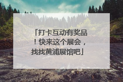 打卡互动有奖品！快来这个展会，找找黄浦展馆吧