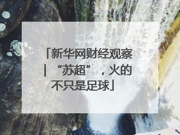 新华网财经观察｜“苏超”，火的不只是足球