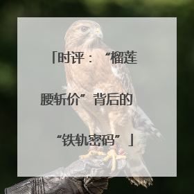 时评：“榴莲腰斩价”背后的“铁轨密码”