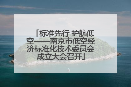 标准先行 护航低空——南京市低空经济标准化技术委员会成立大会召开