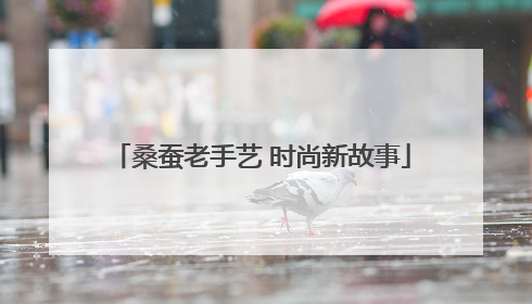 桑蚕老手艺 时尚新故事