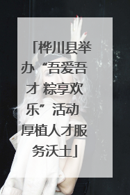 桦川县举办“吾爱吾才 粽享欢乐”活动 厚植人才服务沃土