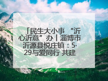 民生大小事 “沂心沂意”办丨淄博市沂源县悦庄镇：5·29与爱同行 共建生育友好社会