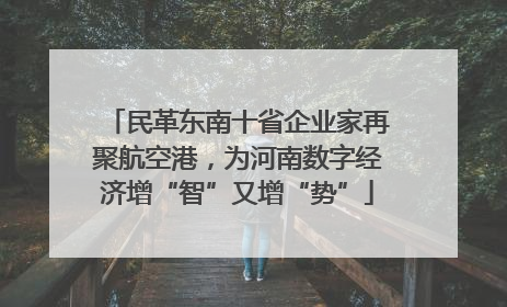 民革东南十省企业家再聚航空港，为河南数字经济增“智”又增“势”