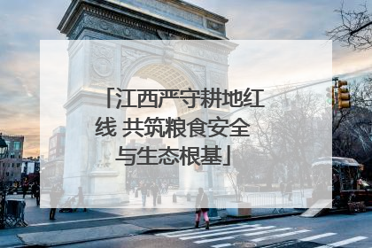 江西严守耕地红线 共筑粮食安全与生态根基