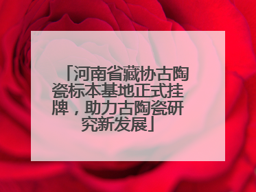 河南省藏协古陶瓷标本基地正式挂牌，助力古陶瓷研究新发展