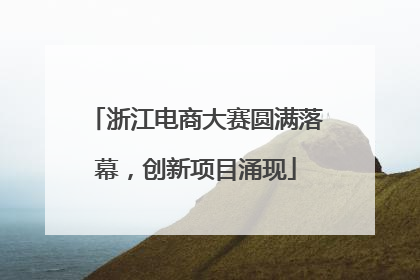 浙江电商大赛圆满落幕，创新项目涌现