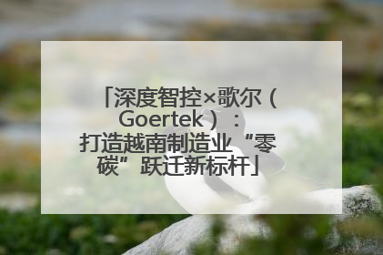 深度智控×歌尔（Goertek）：打造越南制造业“零碳”跃迁新标杆