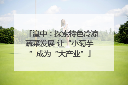 湟中：探索特色冷凉蔬菜发展 让“小菊芋”成为“大产业”