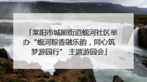 莱阳市城厢街道蚬河社区举办“蚬河粽香融乐韵，同心筑梦游园行” 主题游园会