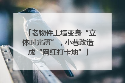 老物件上墙变身“立体时光簿”，小巷改造成“网红打卡地”