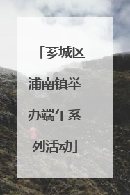 芗城区浦南镇举办端午系列活动