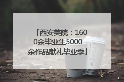 西安美院：1600余毕业生5000余作品献礼毕业季