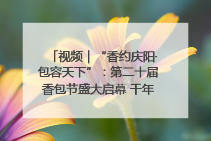 视频｜“香约庆阳·包容天下”：第二十届香包节盛大启幕 千年非遗香飘世界