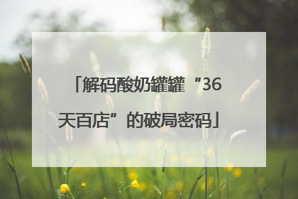 解码酸奶罐罐“36天百店”的破局密码