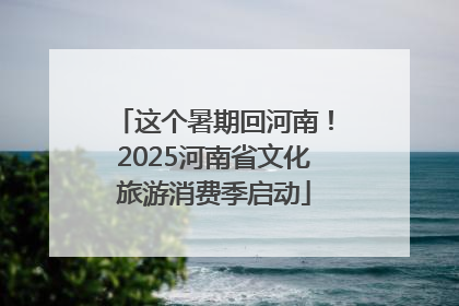 这个暑期回河南！2025河南省文化旅游消费季启动