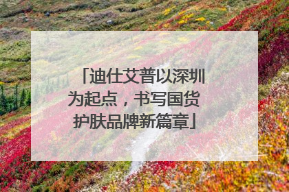 迪仕艾普以深圳为起点，书写国货护肤品牌新篇章